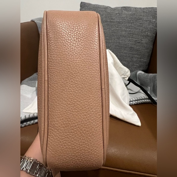 Gucci Soho Disco Crossbody Bag Beige Leather w/bonus twilly - Picture 4 of 16